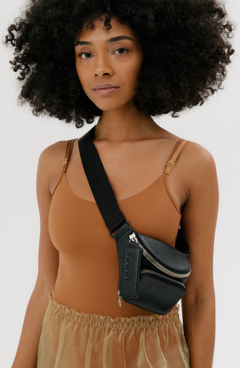 Kara Leather Bum Bag, Alternate, color,