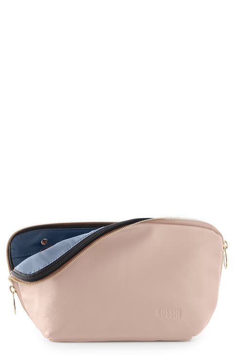 Signature Leather Makeup Bag