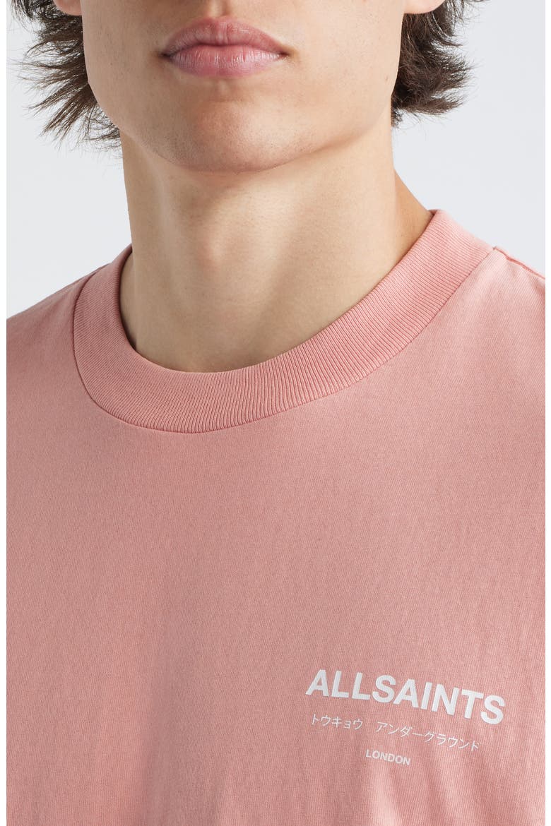 Underground Oversize Graphic T-Shirt, Alternate, color, ROSE TAN PINK