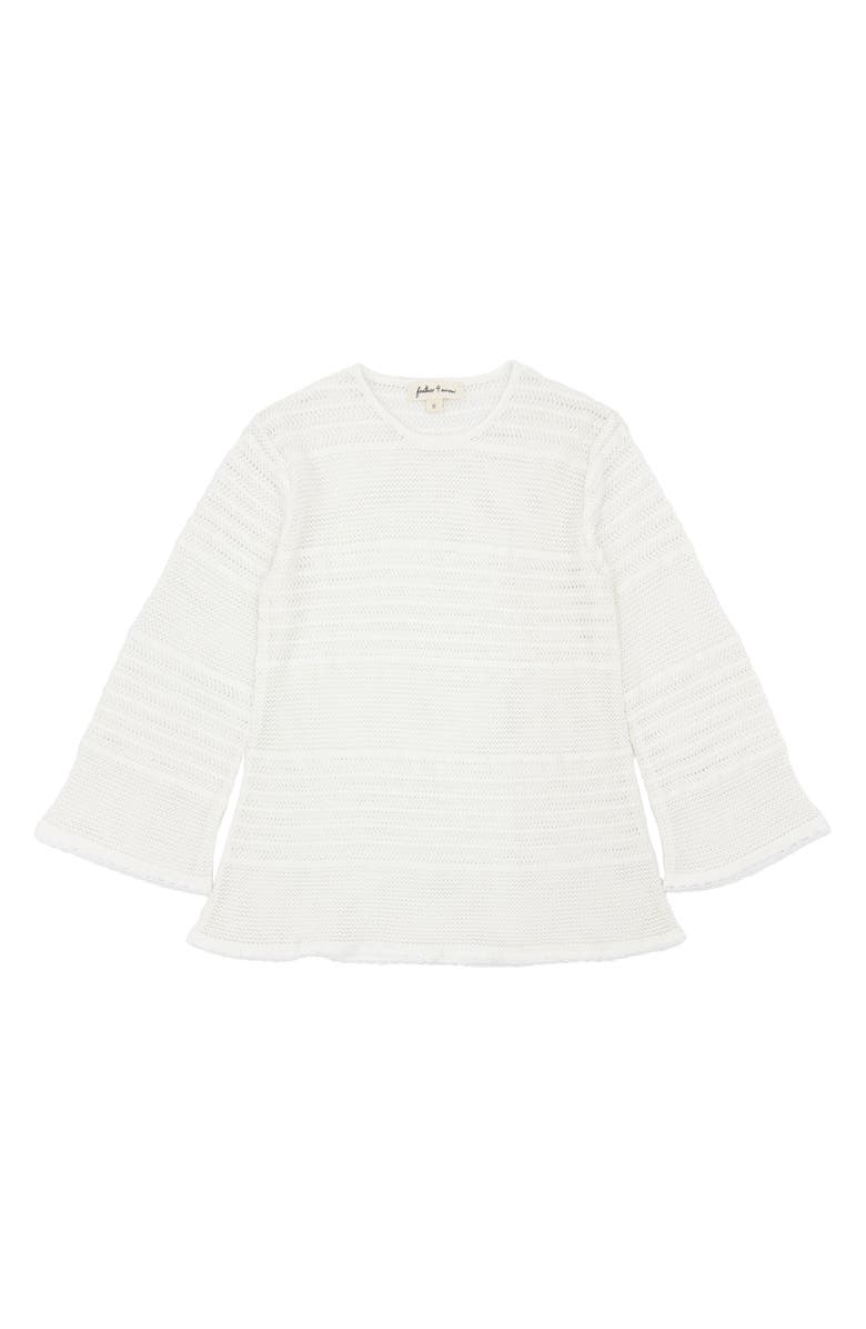 Feather 4 Arrow Kids' Sunshine Long Sleeve Sheer Cover-Up Tunic, Main, color, 