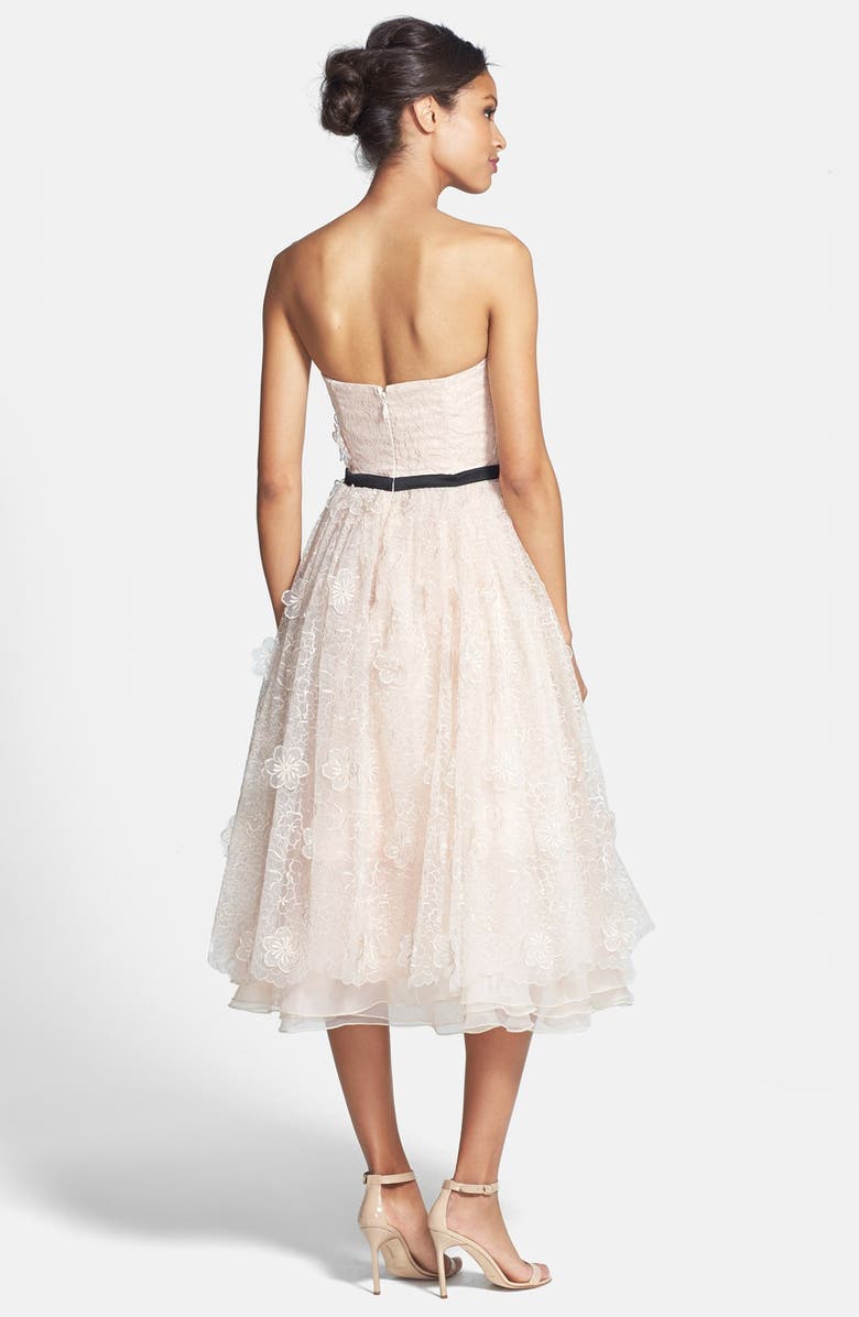 ERIN erin fetherston 'Lucielle' 3D Floral Organza Dress, Alternate, color, 