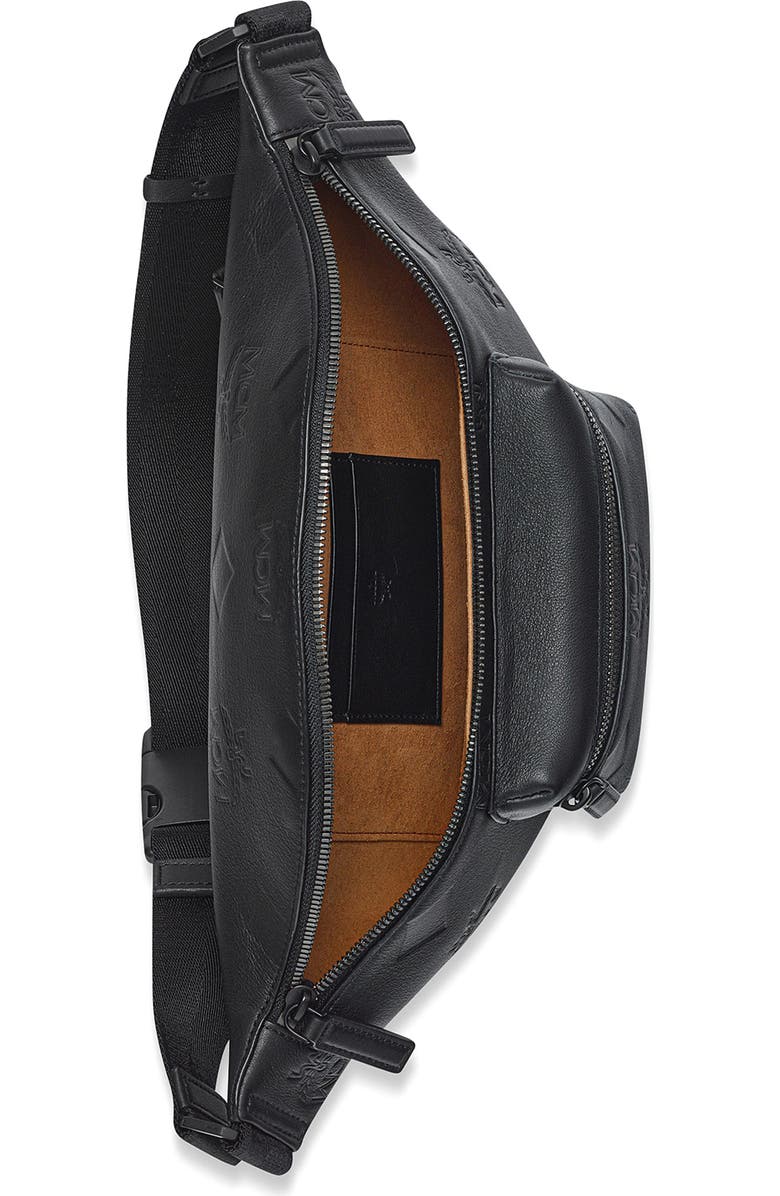 MCM Medium Fursten Leather Belt Bag, Alternate, color,