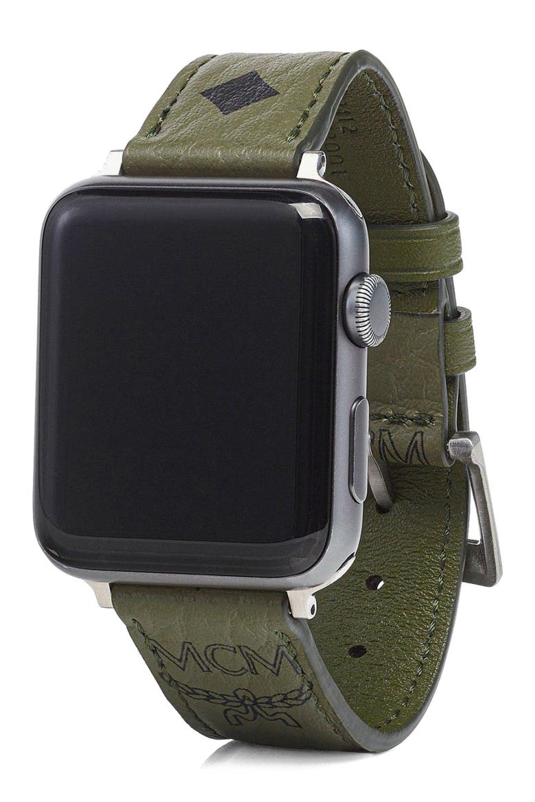 Apple Watch Band in Visetos- M/L, Main, color, Green