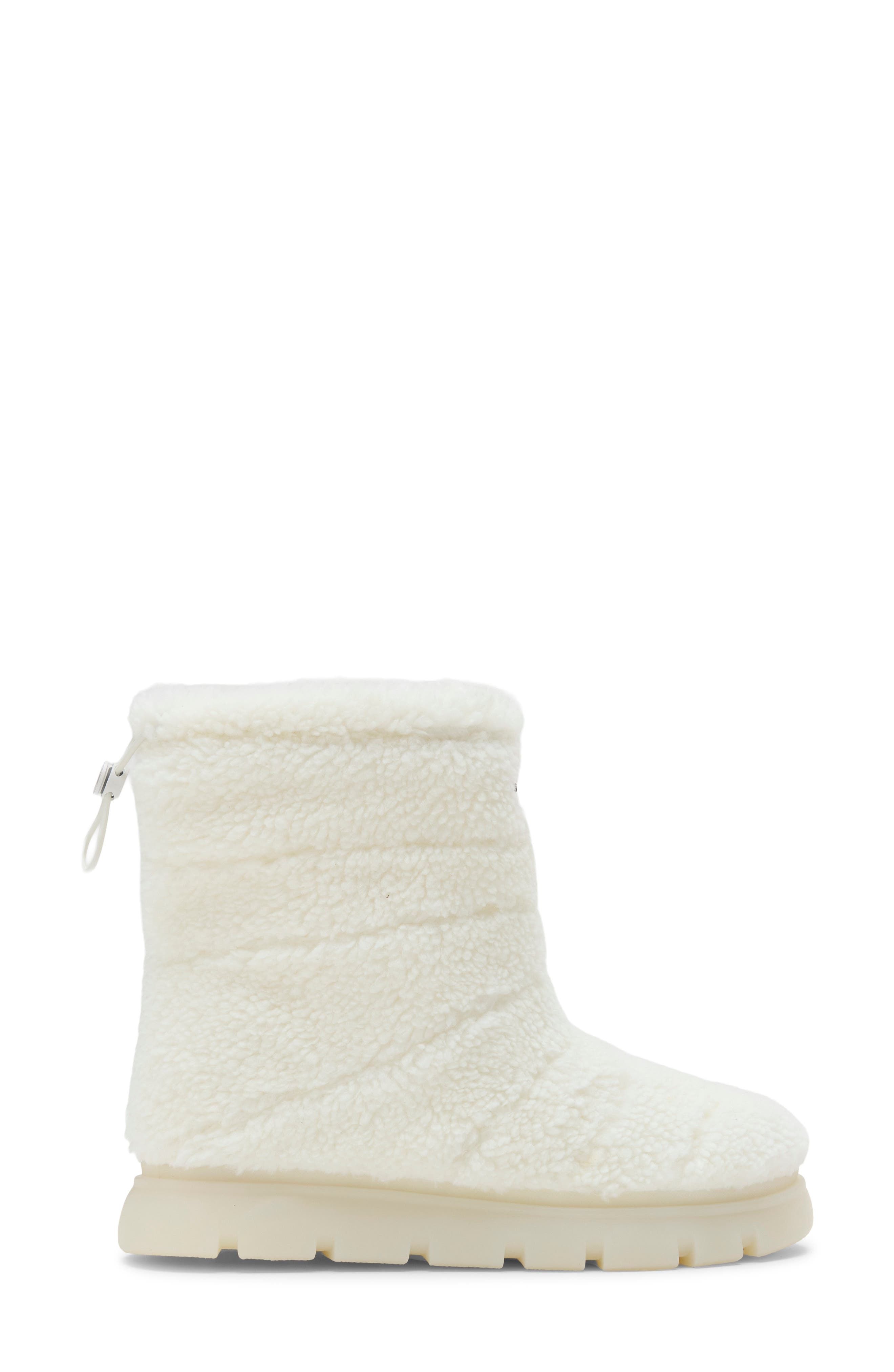 Maran Waterproof High Pile Fleece Boot, Alternate, color, WHITE