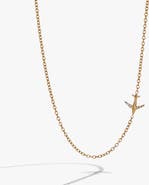 Alex and Ani Airplane Inline Necklace