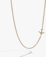 Alex and Ani Airplane Inline Necklace