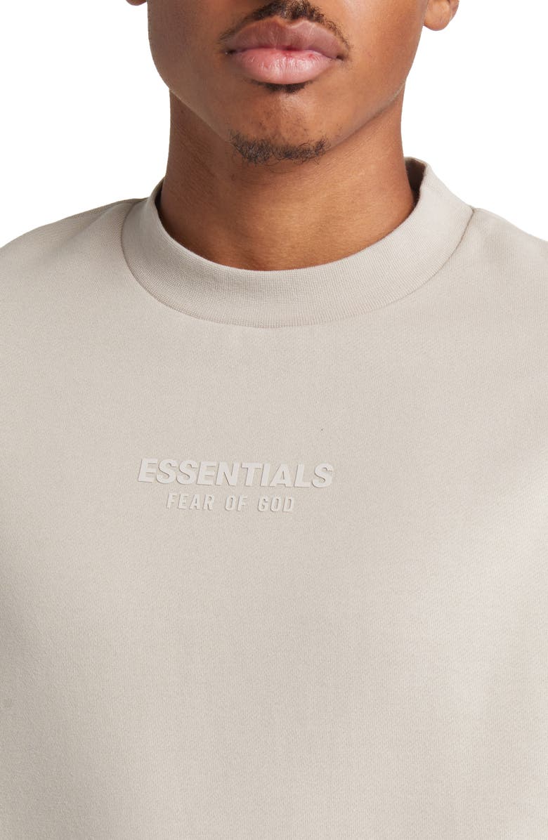 Fear of God Essentials Crewneck Cotton Blend Sweatshirt, Alternate, color,