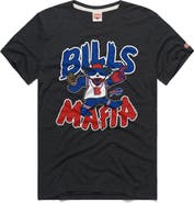 Homage Men's Homage Charcoal Buffalo Bills NFL x Grateful Dead Tri-Blend T-Shirt