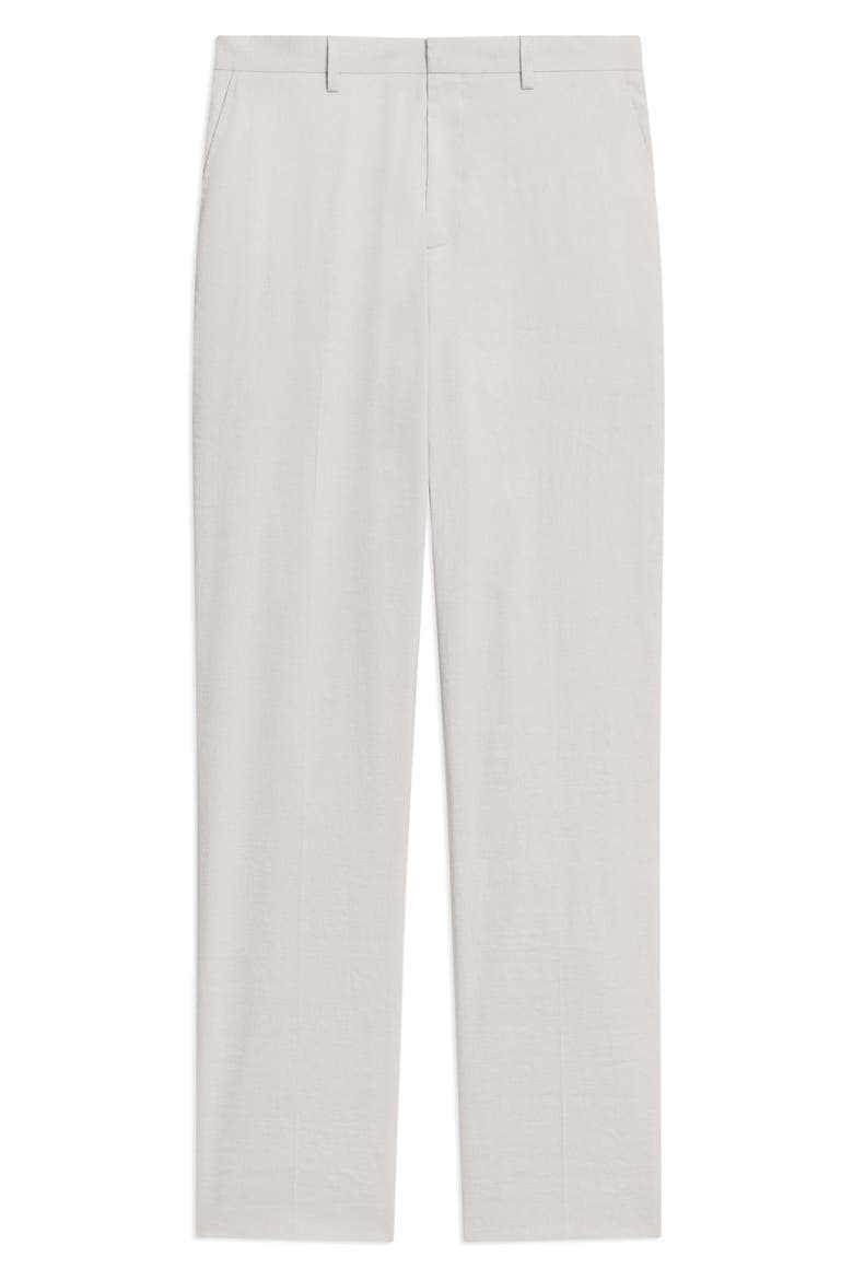 Linen Blend Standard Pants, Alternate, color, SILVER CLOUD