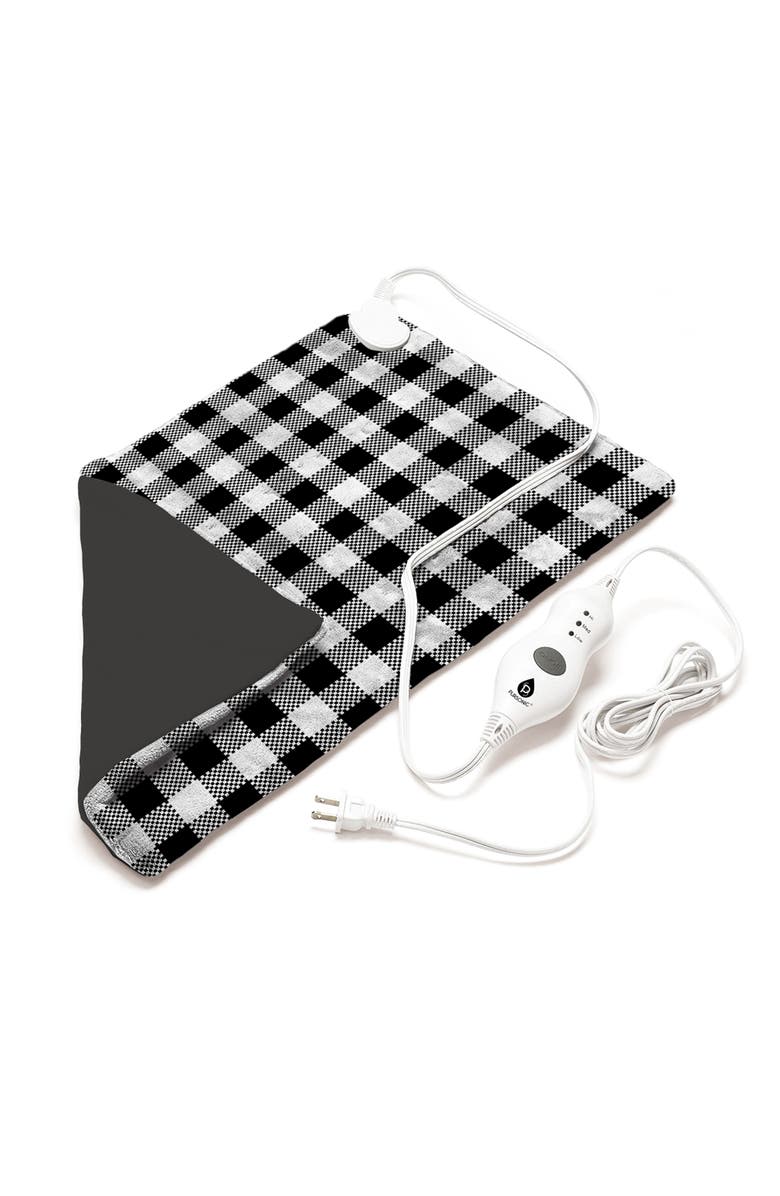 PURSONIC Extra Extra Large Electric Heating Pad, Main, color, Checkers Pattern