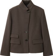 MANGO Micro Houndstooth Check Blazer