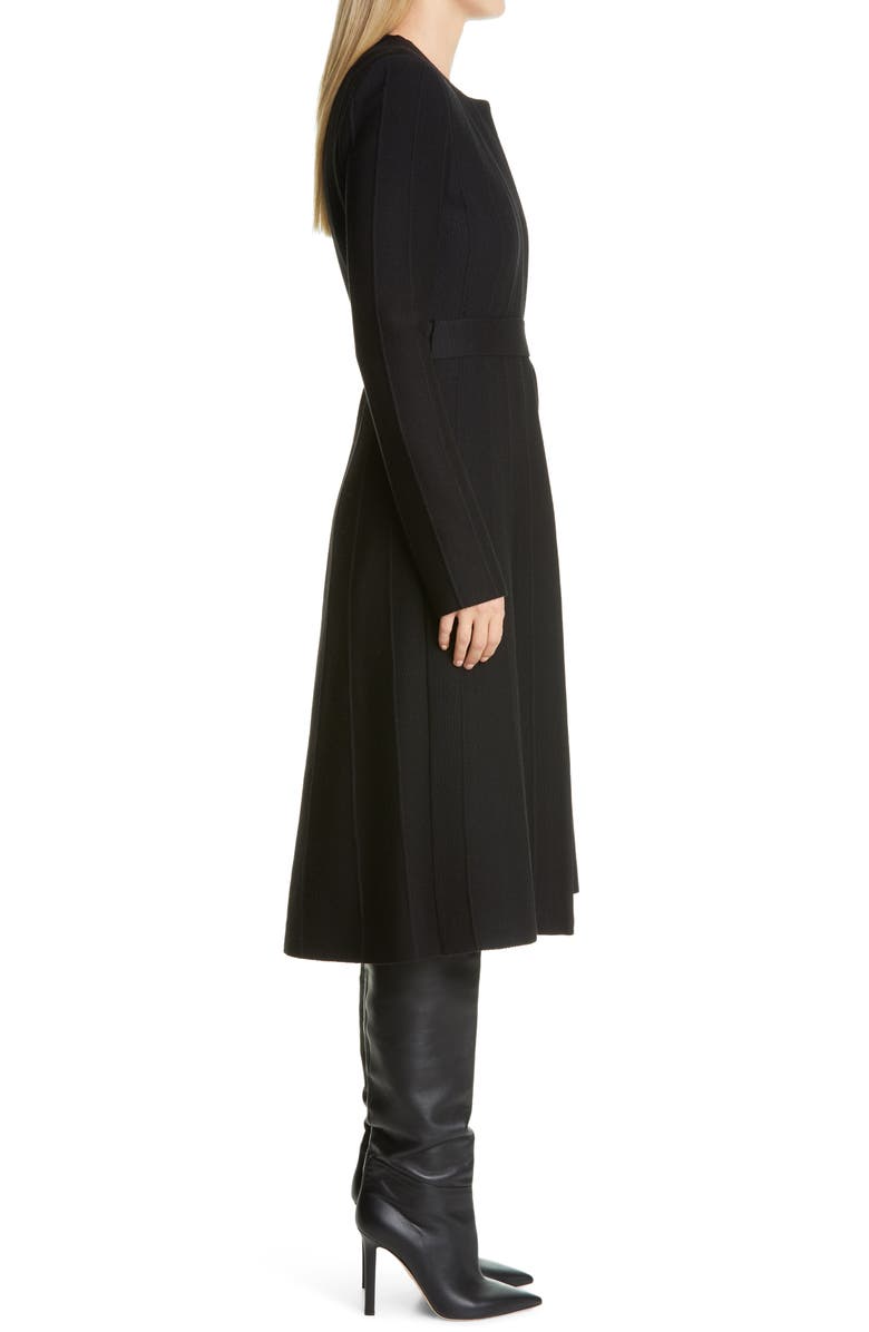 St. John Collection Belted Contour Ottoman Milano Knit Jacket, Alternate, color, 