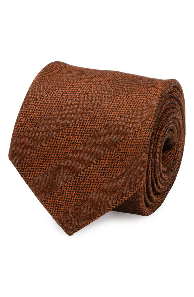 Cufflinks, Inc. Stripe Linen Tie, Alternate, color, Red