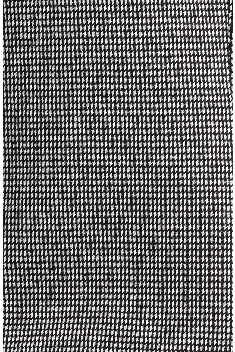 One-Button Blazer, Alternate, color, BLACK/ WHITE MINI CHECK