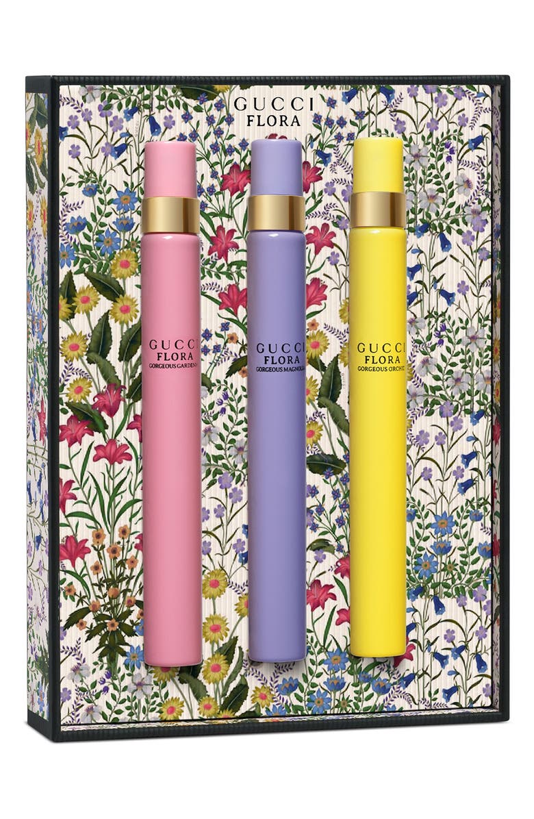 Gucci Flora Gorgeous Eau de Parfum Gift Set $117 Value, Main, color, 