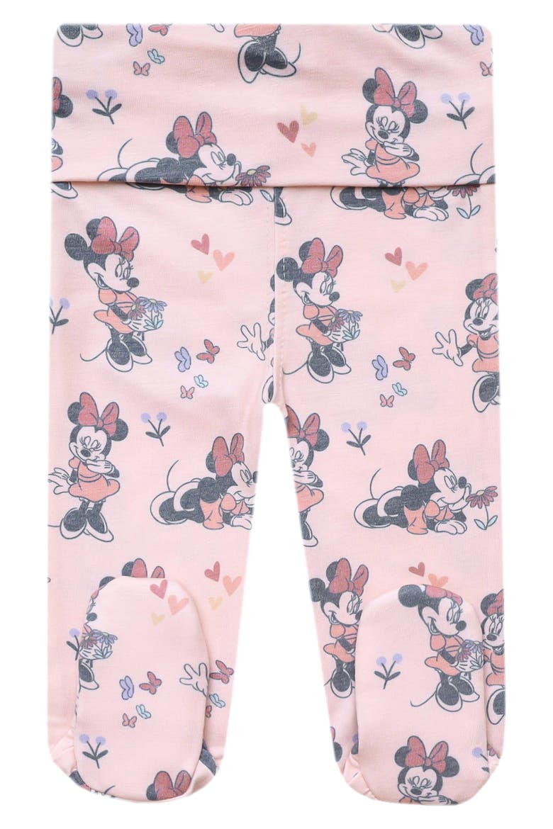 Minnie Mouse Print Footed Pants, Main, color, MINNIE MOUSE