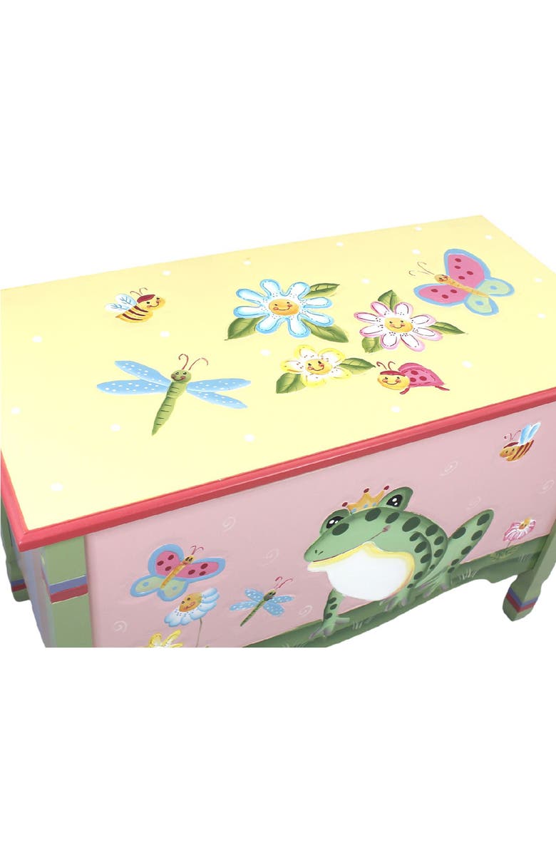 Teamson Kids Fantasy Fields Magic Garden Wood Toy Storage Chest, Alternate, color,
