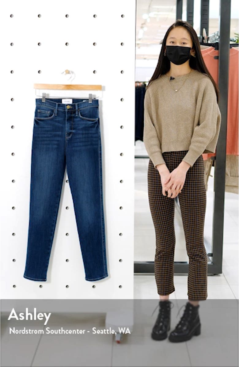 Le Sylvie Slender Ankle Straight Leg Jeans, sales video thumbnail