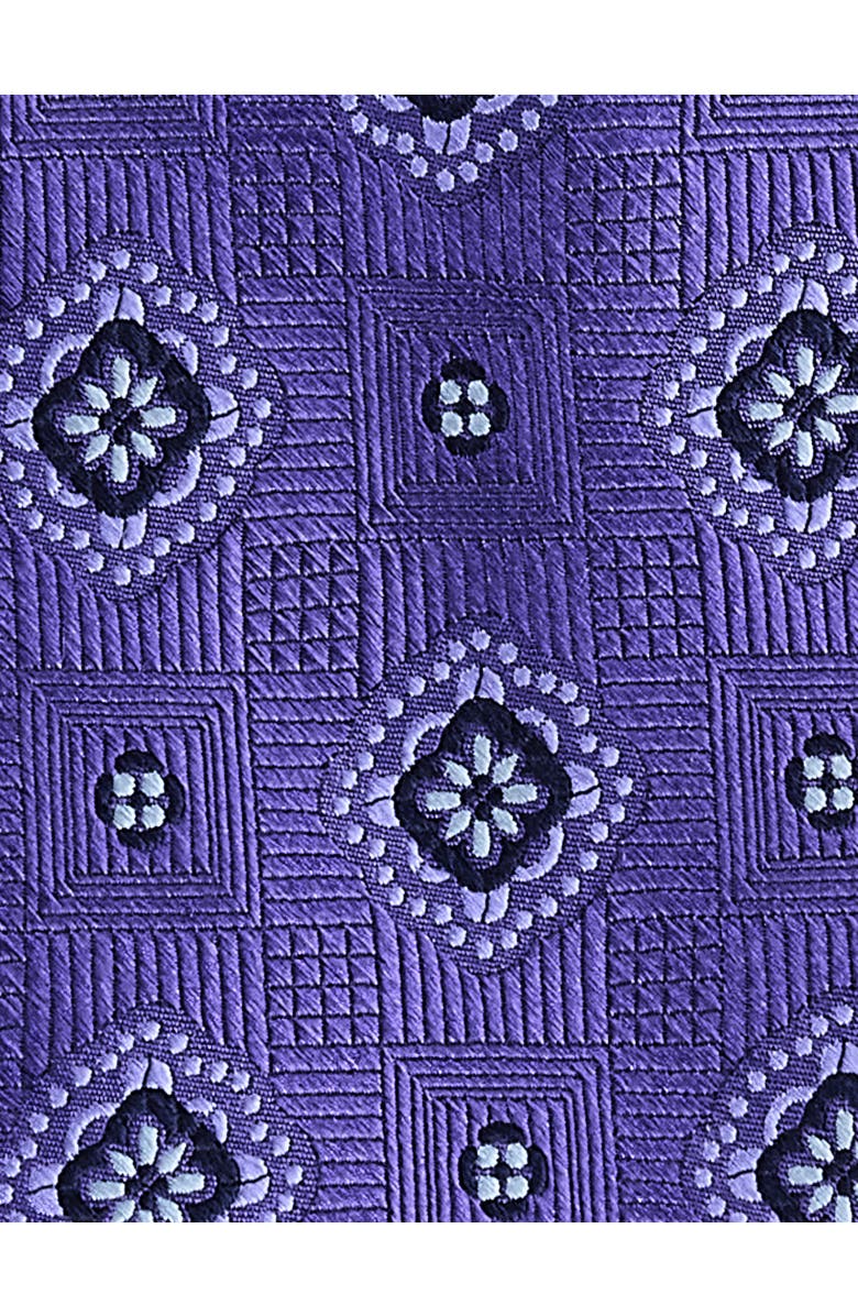 Oak Hill Premium by DXL Big
Tall Winter Medallion Silk Tie, Alternate, color, Blue