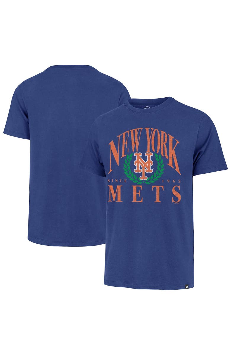 '47 Men's '47 Royal New York Mets Pitchout Franklin T-Shirt, Main, color, 