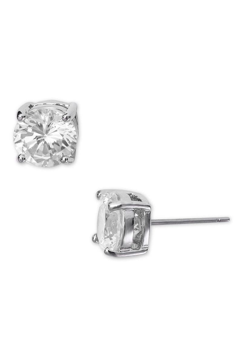 BP. Rachel Cubic Zirconia Stud Earrings, Main, color,