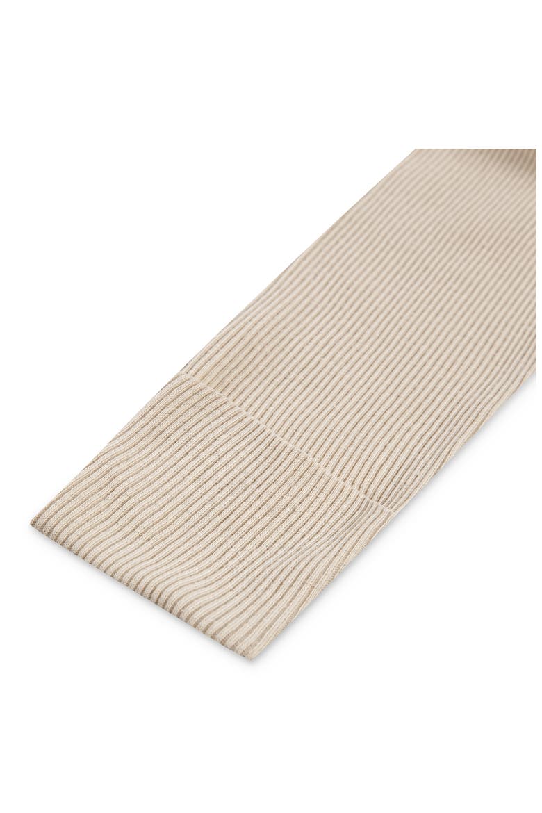Ribbed Footie, Alternate, color, SANDDRIFT