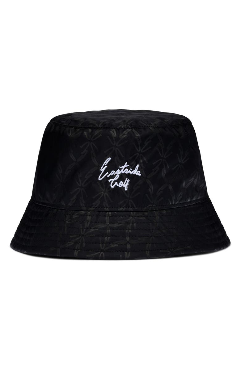 Eastside Golf Nylon Bucket Hat, Alternate, color, Black