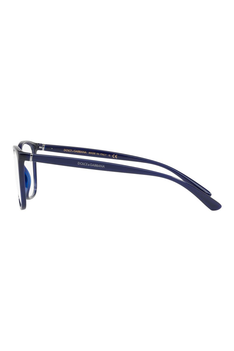 54mm Rectangular Optical Glasses, Alternate, color, BLUE