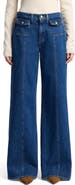 7 For All Mankind Lotta High Waist Wide Leg Jeans