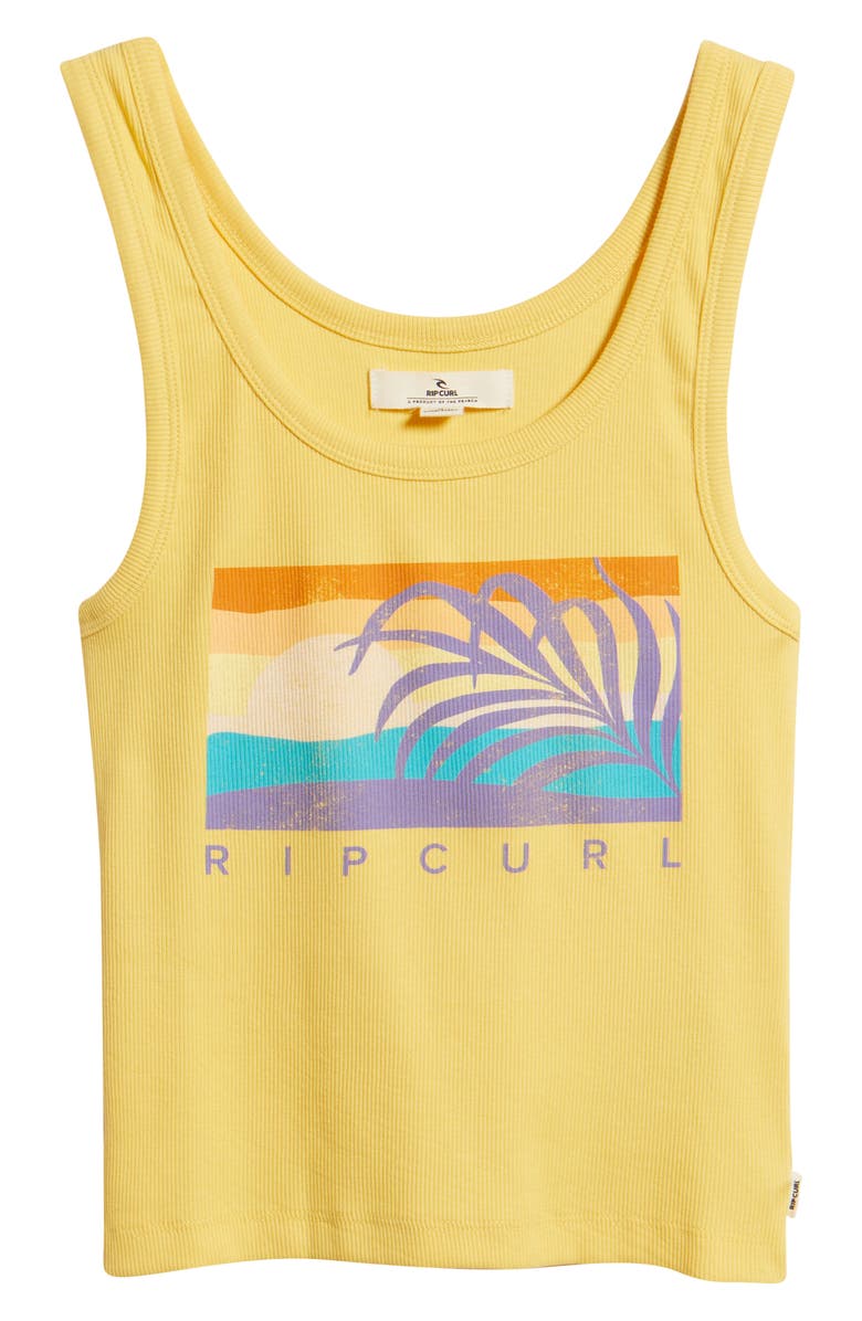 Rip Curl Party Logo Graphic Tank, Alternate, color, Sand