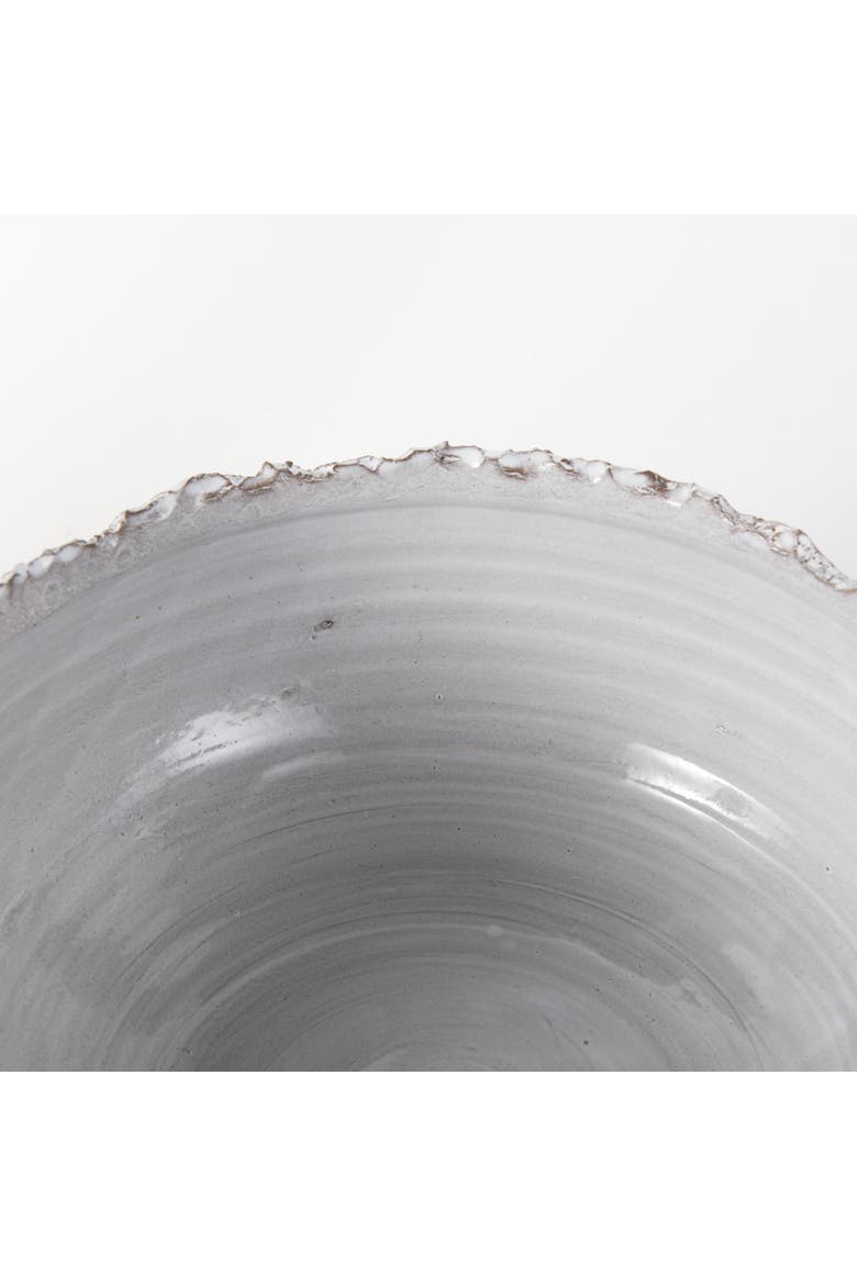 Deya Rustic Ceramic Vase, Alternate, color, Beige