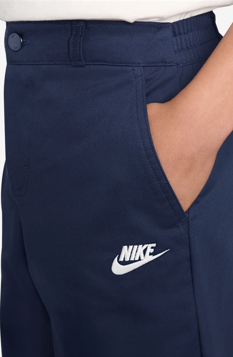 Nike Kids' Sportswear Club Slim Fit Pants, Alternate, color, Midnight Navy/ White