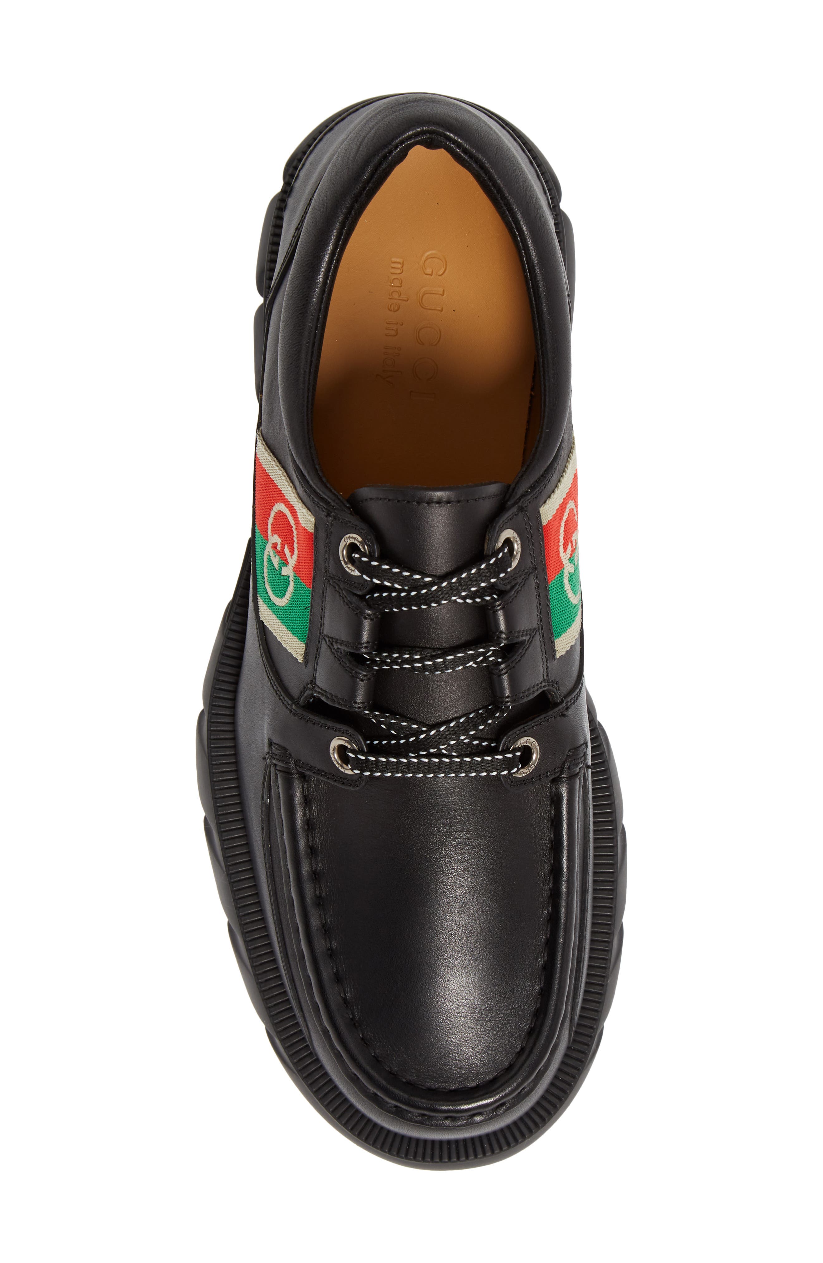 Gucci Romance Logo Derby, Alternate, color, 