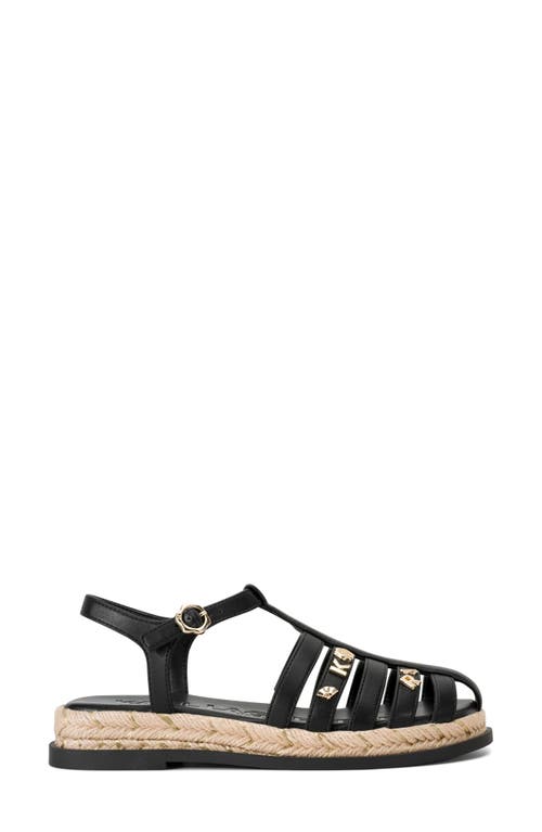Karl Lagerfeld Paris Chaselyn Fisherman Sandal In Black