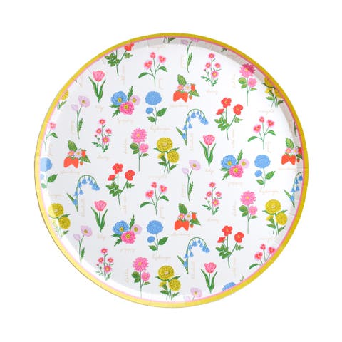 In Bloom Floral Plates