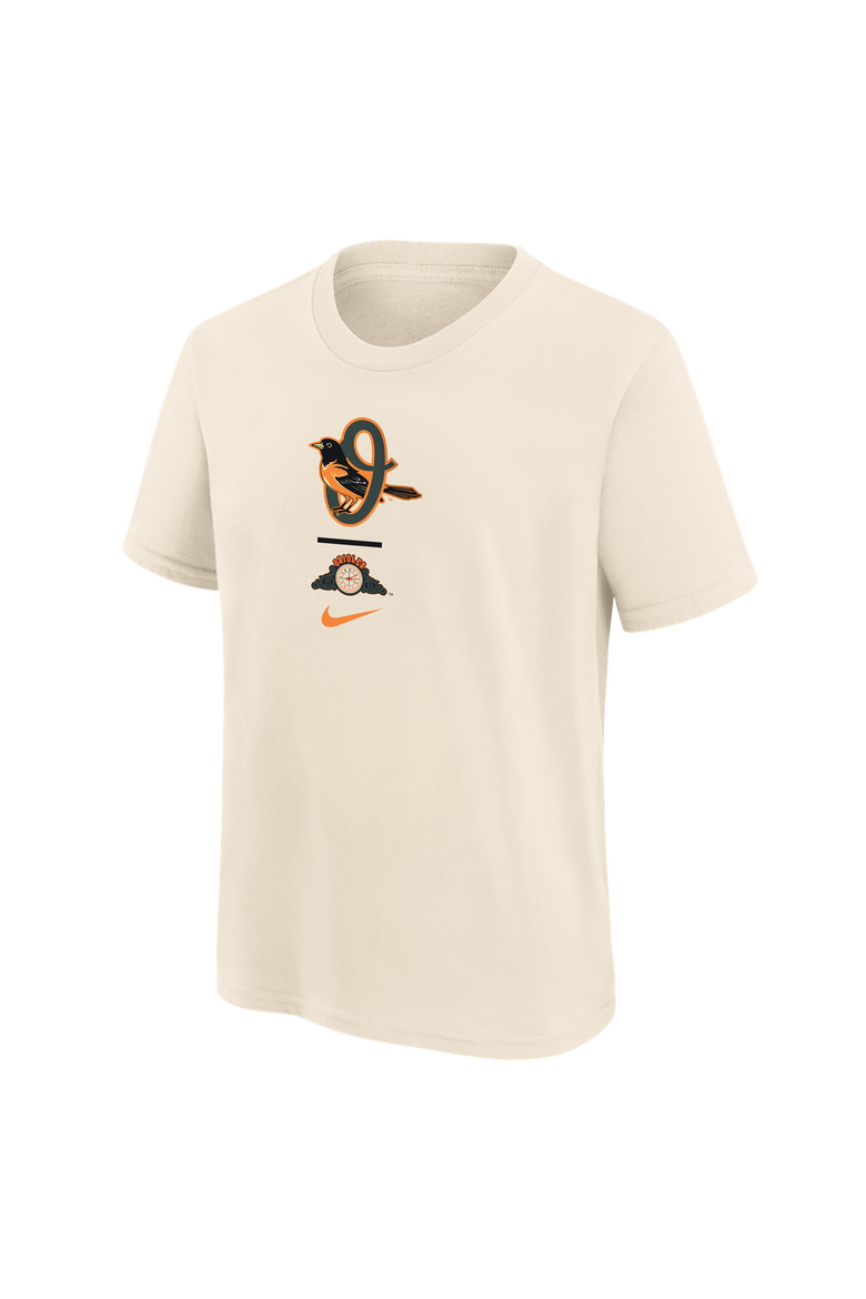 Youth Nike Cream Baltimore Orioles 2026 City Connect T-Shirt, Alternate, color, Cream