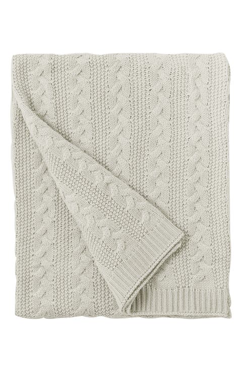 Cable Knit Throw