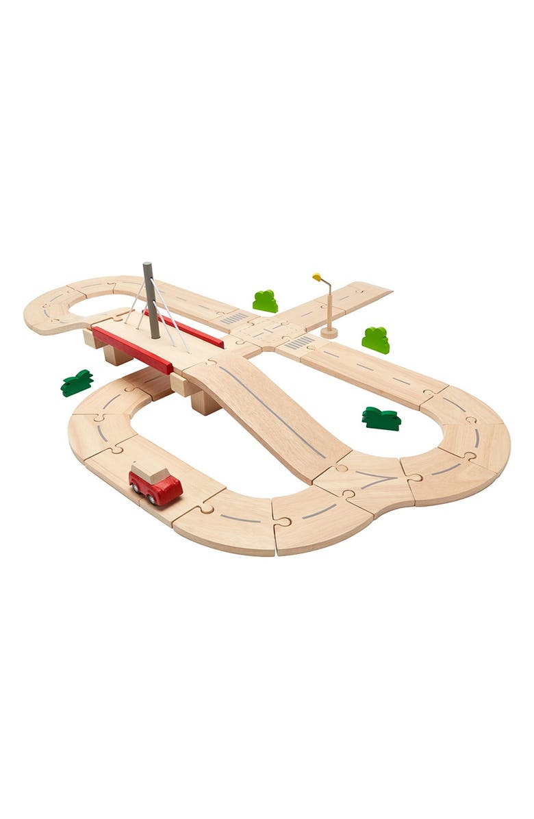 PlanToys<sup>®</sup> Road System Playset, Main, color, Assorted