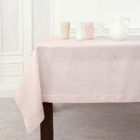 Linen Tablecloth - Classic Hemstitch