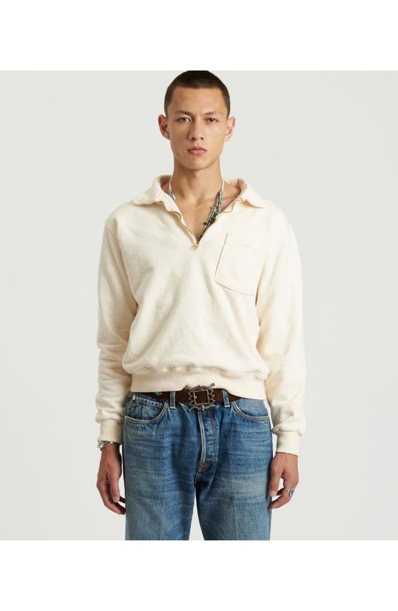 Fortela Woven Zip-Up Sweatshirt, Alternate, color, Blue