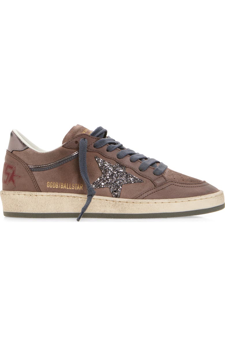 Golden Goose Ball Star Low Top Sneaker, Alternate, color, Lavander Gey/ Silver/ Ametist