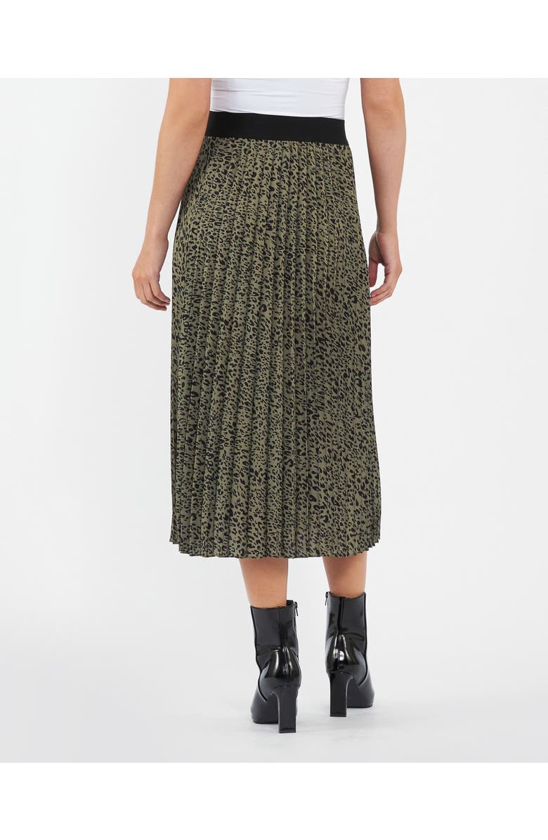 Ripe Maternity Cleo Pleat Skirt, Alternate, color, Khaki / Black