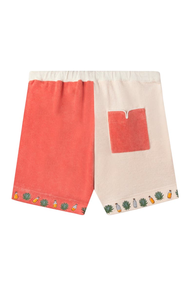 '¡Gusanito!' Cabana Shorts, Alternate, color, Parchment/Pink Adobe