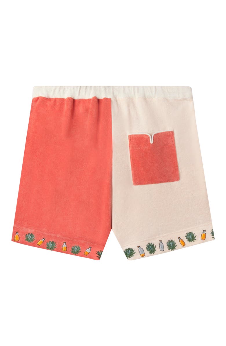 Tombolo '¡Gusanito!' Cabana Shorts, Alternate, color, Parchment/Pink Adobe
