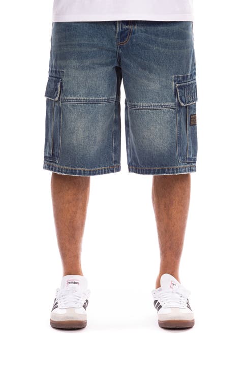 BB Hike Denim Cargo Shorts (Aries)