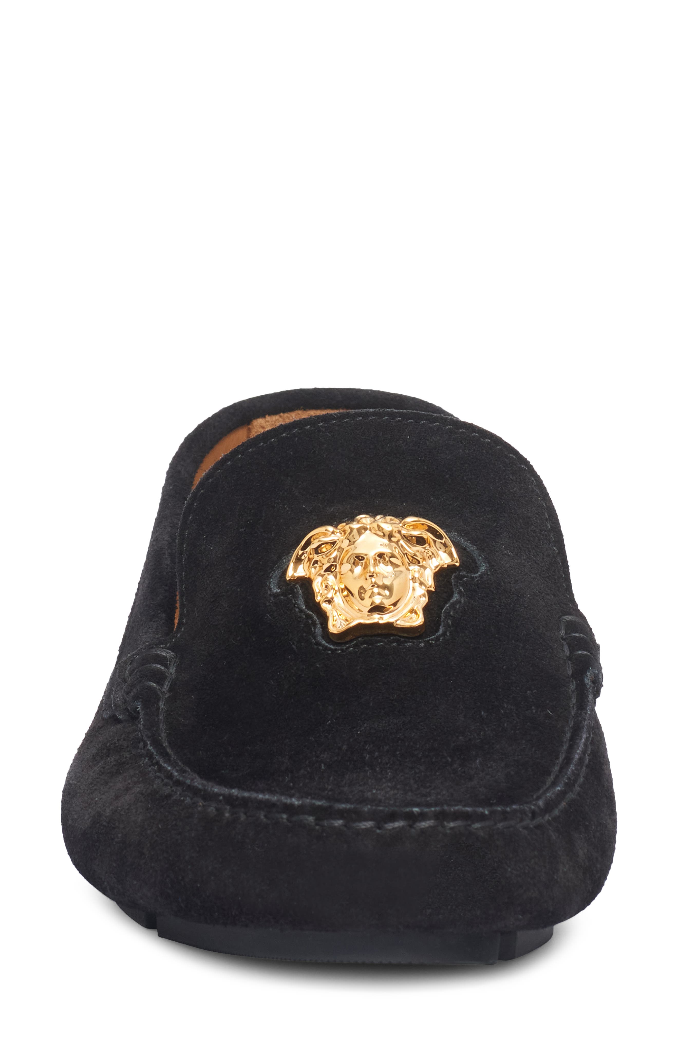 Versace Medusa Driving Shoe, Alternate, color, 