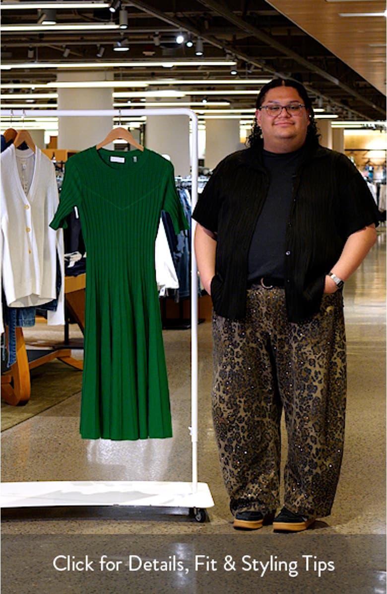 The Wanda Fit & Flare Sweater Dress, sales video thumbnail