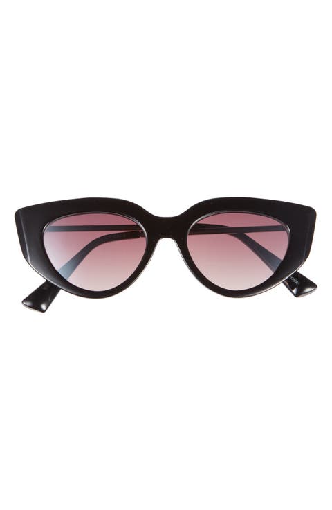 47mm Gradient Cat Eye Sunglasses