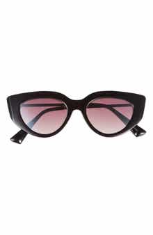 47mm Gradient Cat Eye Sunglasses