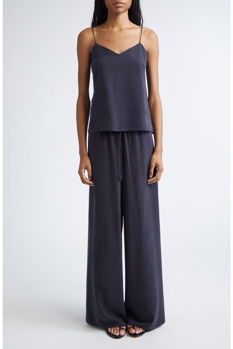 Unghia Silk Camisole, Alternate, color, ULTRAMARINE